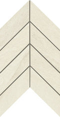 American Olean Montesano Chevron 7.44" x 14.44"-Porcelain Mosaic-American Olean-White-7.44" x 14.44"-State Tile