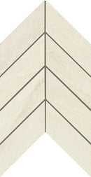 American Olean Montesano Chevron 7.44" x 14.44"-Porcelain Mosaic-American Olean-White-7.44" x 14.44"-State Tile