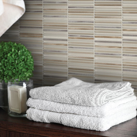 Daltile Lucent Skies 12" x 12"-Glass & Metal Mosaic-Daltile-State Tile