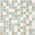 Daltile Coastal Keystones 1 x 1 12" x 12"-Glass Mosaic-Daltile-Trade Wind-12" x 12"-State Tile