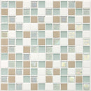 Daltile Coastal Keystones 1 x 1 12" x 12"-Glass Mosaic-Daltile-Trade Wind-12" x 12"-State Tile