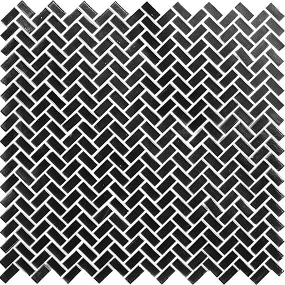 American Olean Novelty 12.5" x 12.5"-Glass Mosaic-American Olean-Onyx-12.5" x 12.5"-State Tile