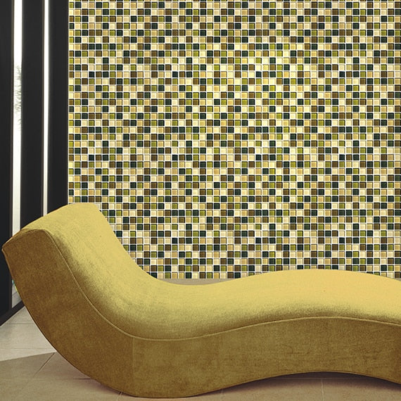 Daltile Color Wave Vibrant Color 1 x 6 12" x 12"-Glass Mosaic-Daltile-State Tile