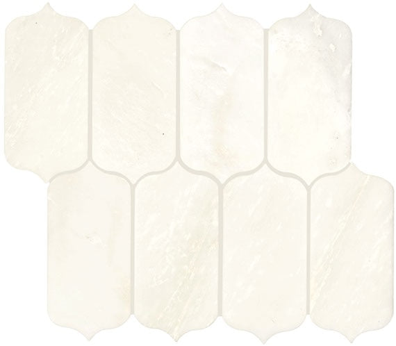 Daltile Marble Ingot 11" x 13"-Marble Mosaic-Daltile-Empyrean Ice Polished-11" x 13"-State Tile