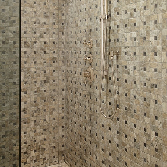 Marazzi Archaeology Pinwheel 12" x 12"-Porcelain Mosaic-Marazzi-State Tile