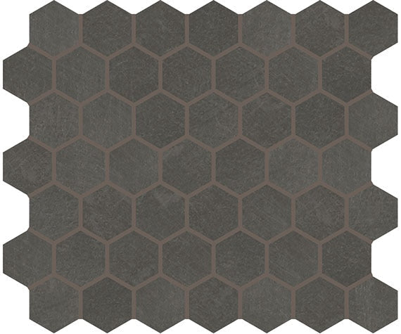Marazzi Moroccan Concrete 10.25" x 11.38"-Porcelain Mosaic-Marazzi-Charcoal-10.25" x 11.38"-State Tile