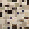 Daltile Coastal Keystones Block Random 12" x 12"-Glass Mosaic-Daltile-Sunset Cove-12" x 12"-State Tile