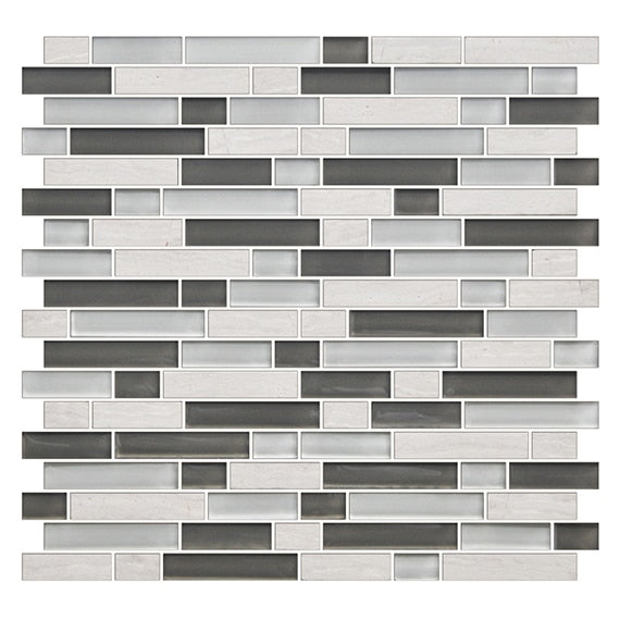 American Olean Color Appeal 5/8" 11.75" x 12.5"-Glass & Stone Mosaic-American Olean-Mountain Mornin-11.75" x 12.5"-State Tile
