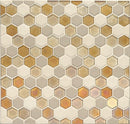 Daltile Coastal Keystones HEX 12" x 12"-Glass Mosaic-Daltile-Island Harvest-12" x 12"-State Tile