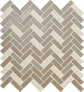 American Olean Serentina Herringbone 12" x 12"-Glass & Stone Mosaic-American Olean-Composure-12" x 12"-State Tile