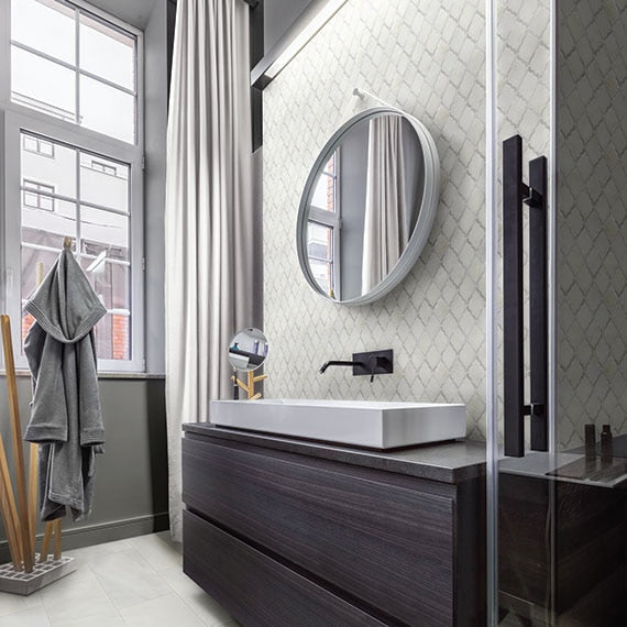 American Olean Candora 11.19" x 12.25"-Natural Stone Mosaic-American Olean-State Tile