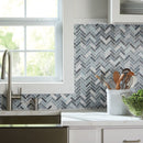 American Olean Serentina Herringbone 12" x 12"-Glass & Stone Mosaic-American Olean-State Tile