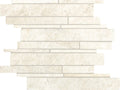 Daltile Marble Random Linear 12" x 15"-Marble Mosaic-Daltile-White Cliffs Polished/Honed-12" x 15"-State Tile
