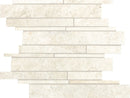 Daltile Marble Random Linear 12" x 15"-Marble Mosaic-Daltile-White Cliffs Polished/Honed-12" x 15"-State Tile
