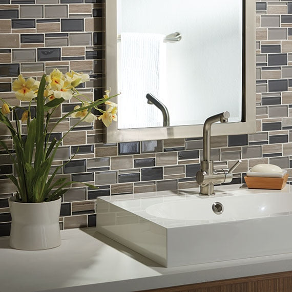 American Olean Color Appeal 3" 11.75" x 12.75"-Glass & Stone Mosaic-American Olean-State Tile