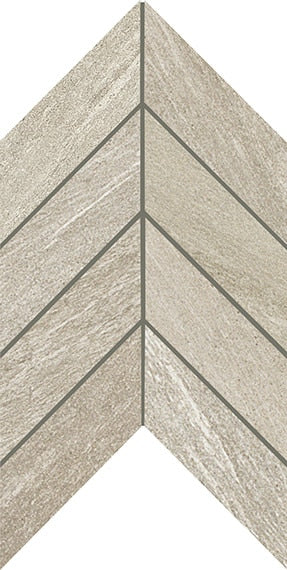 American Olean Montesano Chevron 7.44" x 14.44"-Porcelain Mosaic-American Olean-Light Gray-7.44" x 14.44"-State Tile