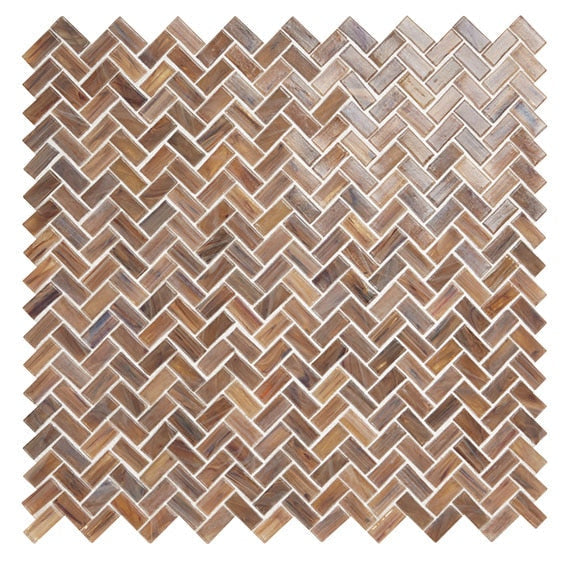 American Olean Novelty 12.5" x 12.5"-Glass Mosaic-American Olean-Tortoise-12.5" x 12.5"-State Tile