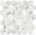 Daltile Marble 2" HEX 12.5" x 13"-Marble Mosaic-Daltile-Venetian Calacatta Honed-12.5" x 13"-State Tile