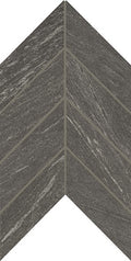 American Olean Montesano Chevron 7.44" x 14.44"-Porcelain Mosaic-American Olean-Charcoal-7.44" x 14.44"-State Tile