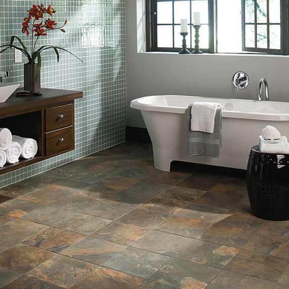 American Olean Kendal Slate 3 x 3 12" x 12"-Porcelain Mosaic-American Olean-State Tile