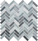 American Olean Serentina Herringbone 12" x 12"-Glass & Stone Mosaic-American Olean-Zen-12" x 12"-State Tile