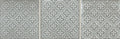 Daltile Vintage Metals 4" x 4"-Metal Tile-Daltile-Whitewash Titanium Flower-4" x 4"-State Tile