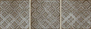Daltile Vintage Metals 4" x 4"-Metal Tile-Daltile-Whitewash Classic Bronze Flower-4" x 4"-State Tile
