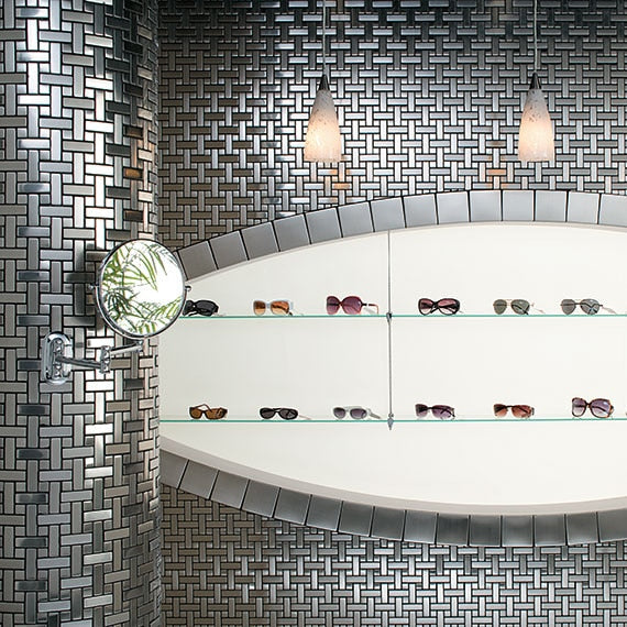 Daltile Metallica 12" x 12"-Metal Mosaic-Daltile-State Tile