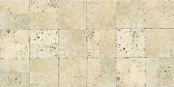 Daltile Travertine 2 x 2 12" x 12"-Traventine Mosaic-Daltile-Ivory Classico-12" x 12"-State Tile