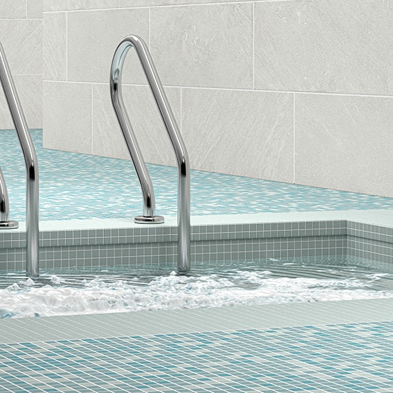 American Olean Unglazed 1 x 1 Mosaic Blends 12" x 24"-Porcelain Mosaic-American Olean-State Tile