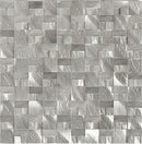 Daltile Structure 3D Block 11.8" x 11.8"-Metal Mosaic-Daltile-Steel-11.8" x 11.8"-State Tile