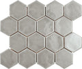 Marazzi Artistic Reflections 3" Hex 11.82" x 14.19"-Ceramic Mosaic-Marazzi-Rain-11.82" x 14.19"-State Tile