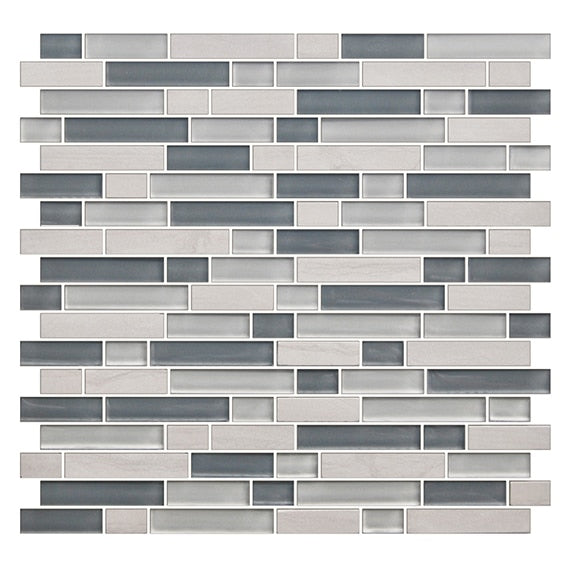 American Olean Color Appeal 5/8" 11.75" x 12.5"-Glass & Stone Mosaic-American Olean-Sea Cliff-11.75" x 12.5"-State Tile