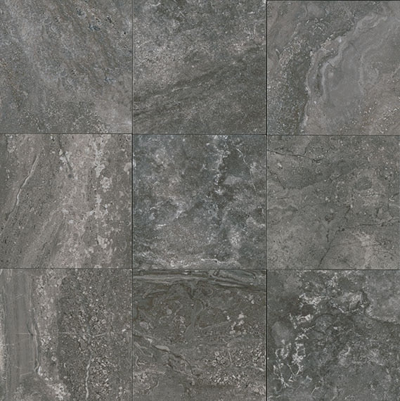 American Olean Laurel Heights 12" x 12"-Porcelain Tile-American Olean-Charcoal Crest-12" x 12"-State Tile
