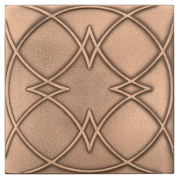 Marazzi GeoMetal Ornament 6" x 6"-Metal Tile-Marazzi-Bronze-6" x 6"-State Tile