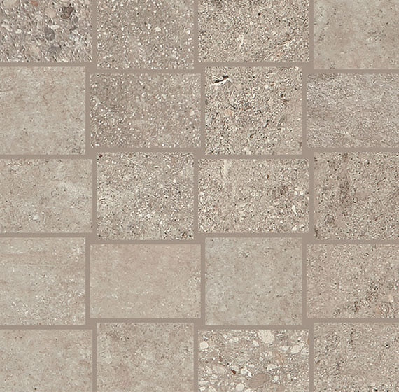 Daltile Museo 2 x 3 12" x 12"-Porcelain Mosaic-Daltile-Natural Grey-12" x 12"-State Tile