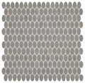 Daltile Statuette 11.75" x 11.63"-Glass Mosaic-Daltile-Paloma Gray-11.75" x 11.63"-State Tile