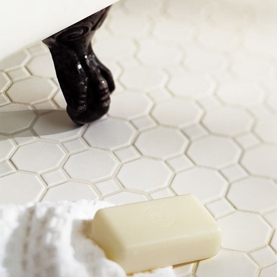 Daltile Octagon & Dot 12" x 12"-Ceramic Mosaic-Daltile-State Tile