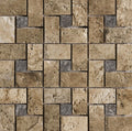 Marazzi Archaeology Pinwheel 12" x 12"-Porcelain Mosaic-Marazzi-Troy-12" x 12"-State Tile