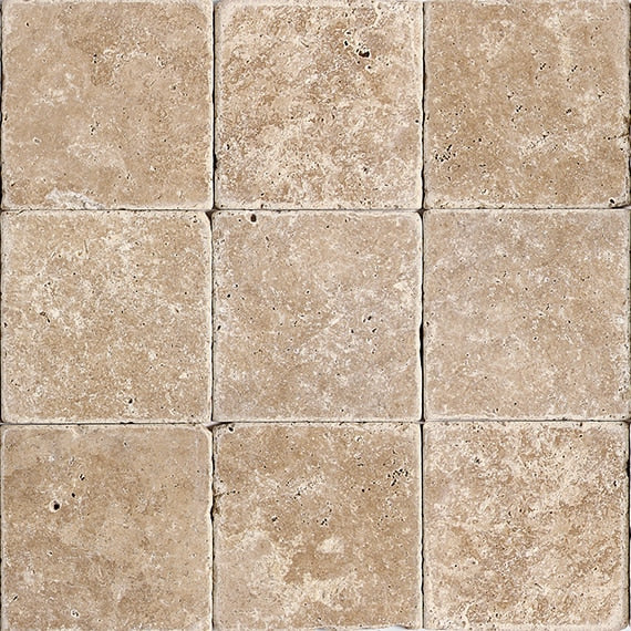American Olean Travertine 3" x 6"-Travertine Tile-American Olean-Light Noche-3" x 6"-State Tile