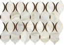 Marazzi Predella Modern Lantern Mosaic 7.25" x 11.13"-Marble Mosaic-Marazzi-Lumen White Blend-7.25" x 11.13"-State Tile