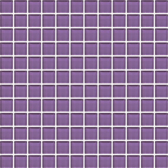 American Olean Color Appeal Mosaic 12" x 12"-Glass & Stone Mosaic-American Olean-Plum-12" x 12"-State Tile