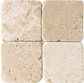 Daltile Travertine 4" x 4"-Traventine Tile-Daltile-Mediterranean Ivory-4" x 4"-State Tile