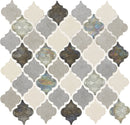 Daltile Decorative Accents 11" x 13"-Natural Stone Mosaic-Daltile-Gris Et Blanc-11" x 13"-State Tile
