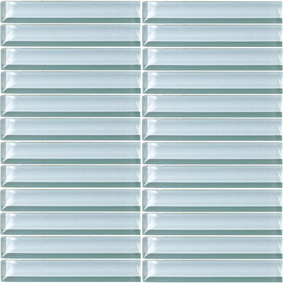 Daltile Color Wave Classic Color 1 x 6 12" x 12"-Glass Mosaic-Daltile-Whisper Green-12" x 12"-State Tile