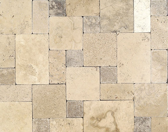 Daltile Travertine 16" x RL-Traventine Tile-Daltile-Peruvian Cream Blend-16" x RL-State Tile