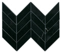 Daltile Pietra Divina Chevron 14" x 14"-Natural Stone Mosaic-Daltile-Nero Marquina-14" x 14"-State Tile