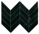 Daltile Pietra Divina Chevron 14" x 14"-Natural Stone Mosaic-Daltile-Nero Marquina-14" x 14"-State Tile