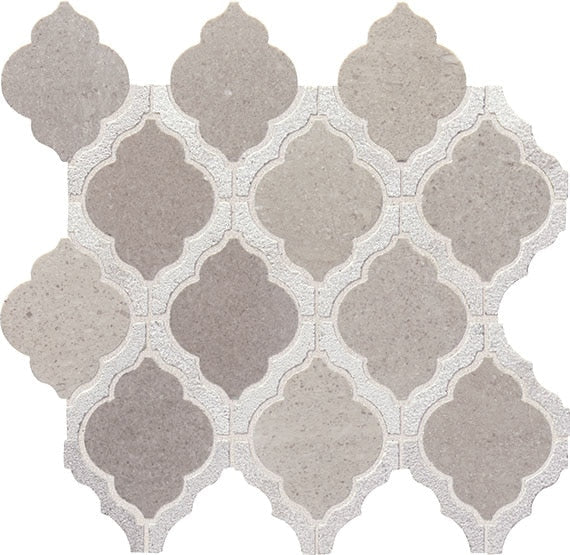 American Olean Candora 11.69" x 12"-Natural Stone Mosaic-American Olean-Demure Gray Blend-11.69" x 12"-State Tile