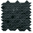 Daltile Pietra Divina 13" x 13"-Natural Stone Mosaic-Daltile-Nero Marquina-13" x 13"-State Tile